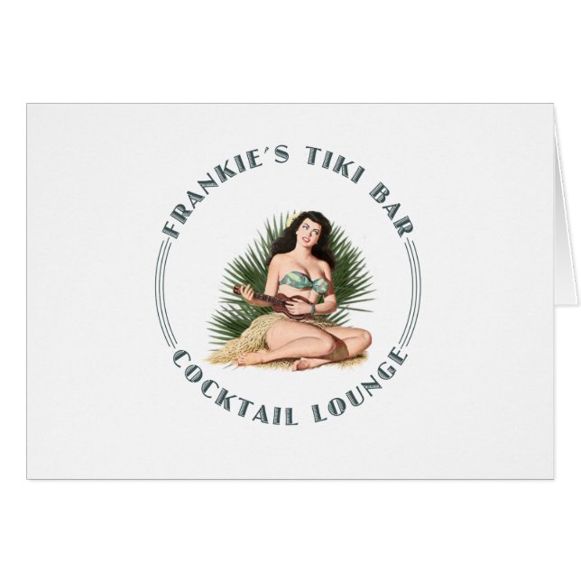 Frankie's Tiki Bar Hula Girl (Front Horizontal)