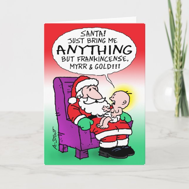  Frankincense, Myrr, & Gold! - Card (Front)