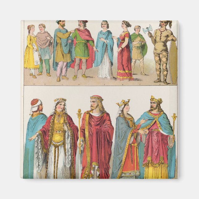 Frankish Dress Magnet (Front)