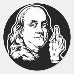 Franklin Classic Round Sticker