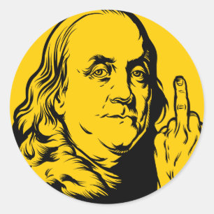 Franklin Classic Round Sticker