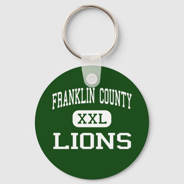 Franklin County - Lions - High - Carnesville Key Ring (Front)