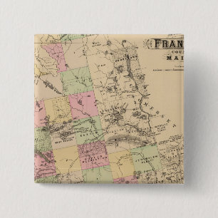 Franklin County, Maine 15 Cm Square Badge