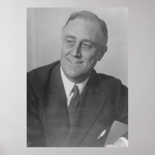 FRANKLIN D. ROOSEVELT 1924 National Archives Photo Poster