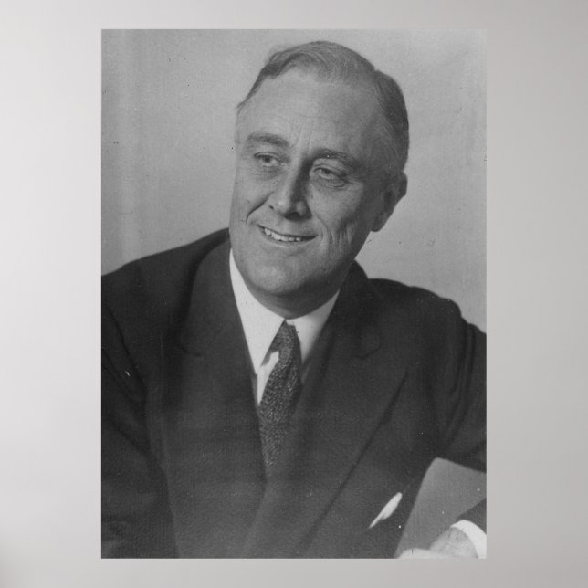 FRANKLIN D. ROOSEVELT 1924 National Archives Photo Poster (Front)