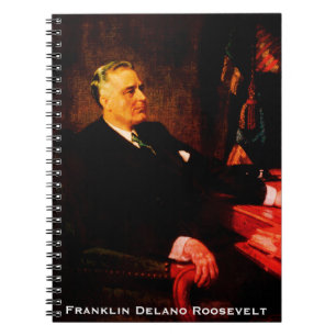 Franklin D. Roosevelt, FRD 32nd President USA Notebook