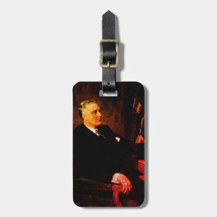 Franklin D. Roosevelt, Great Depression President Luggage Tag