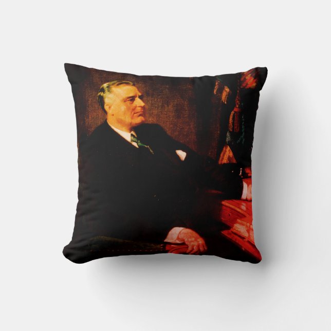 Franklin D. Roosevelt, Longest Serving President Cushion (Front)