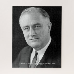 Franklin D. Roosevlt 32nd President US Jigsaw Puzzle