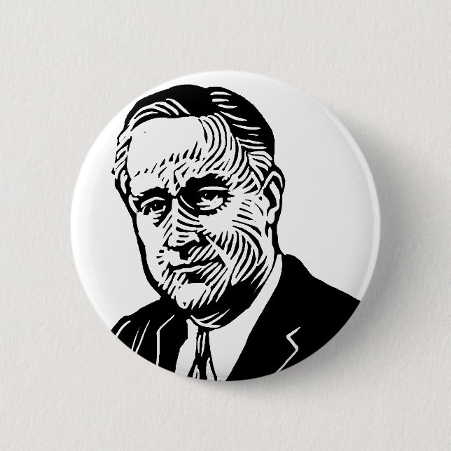 Franklin Delano Roosevelt button (Front)