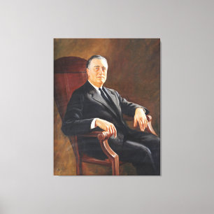 FRANKLIN DELANO ROOSEVELT by Jacob H. Perskie Canvas Print