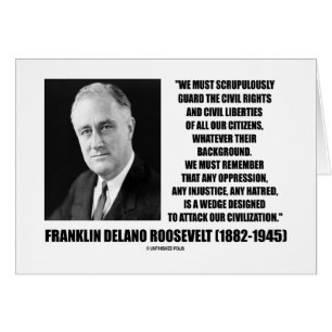 Franklin Delano Roosevelt Civil Rights Citizens