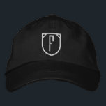 Franklin Family Letter "F " Black Hat<br><div class="desc">Franklin Family Letter "F " Black Hat</div>