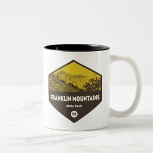 Franklin Mountains State Park El Paso Texas Two-Tone Coffee Mug