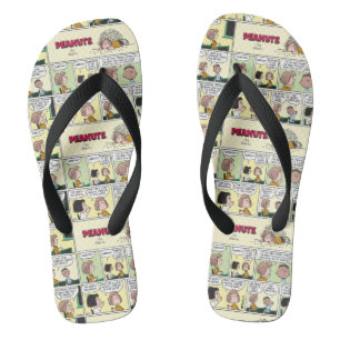 Franklin, Peppermint Patty & Marcie Math Class Flip Flops