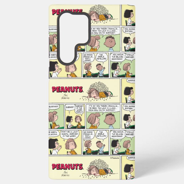 Franklin, Peppermint Patty & Marcie | Math Class Samsung Galaxy S22 Ultra Case (Back)