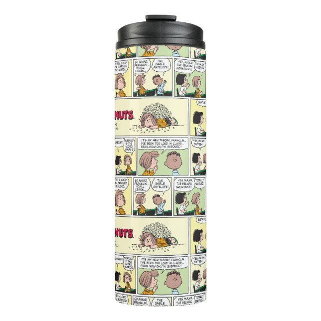 Franklin, Peppermint Patty & Marcie | Math Class Thermal Tumbler (Front)