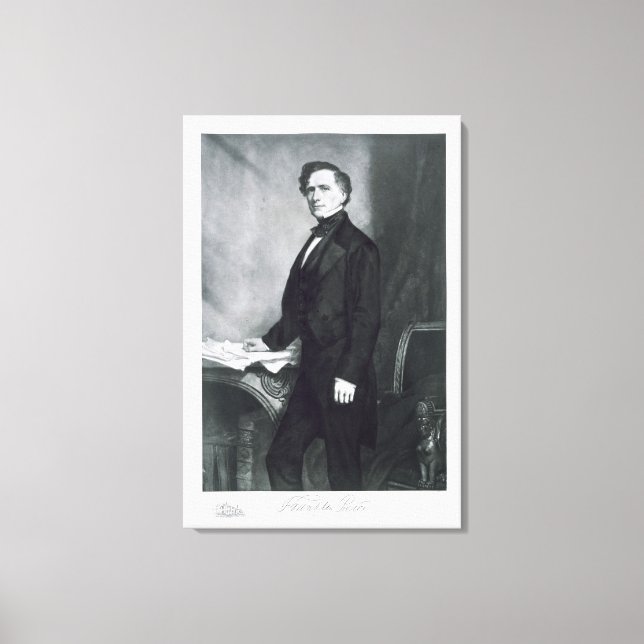 Franklin Pierce, 14th President of the United Stat Canvas Print (Front)
