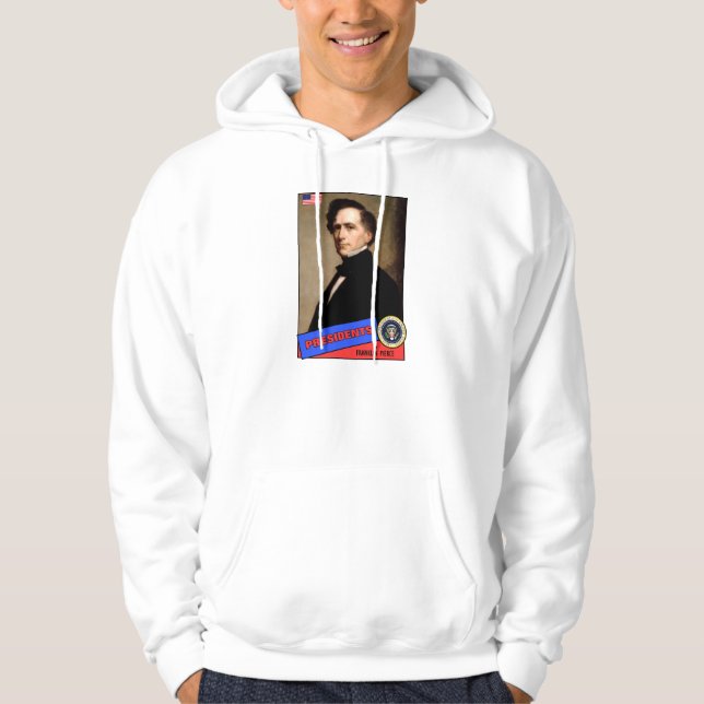 Franklin Pierce Baseball Card Hoodie (Front)