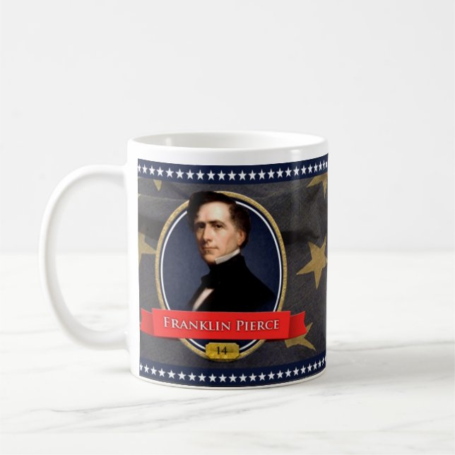 Franklin Pierce Historical Mug (Left)