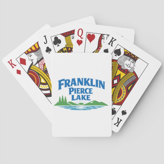 Franklin Pierce Lake Playing Cards (Back)