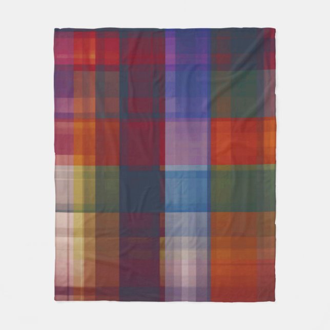 Franklin Plaid Fleece Blanket (Front)