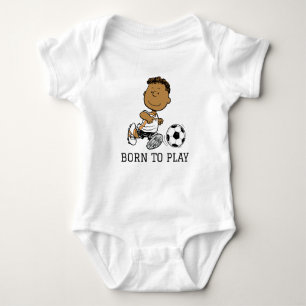 Franklin Playing Soccer Baby Bodysuit