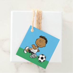 Franklin Playing Soccer Favour Tags