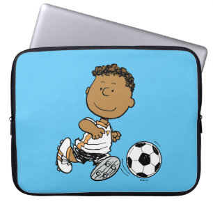 Franklin Playing Soccer Laptop Sleeve
