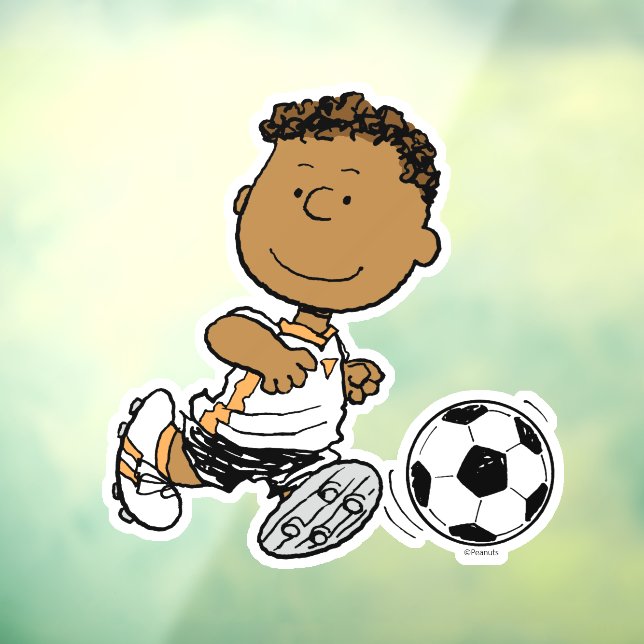 Franklin Playing Soccer Window Cling (Sheet 3)