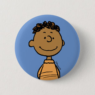 Franklin Smiling 6 Cm Round Badge