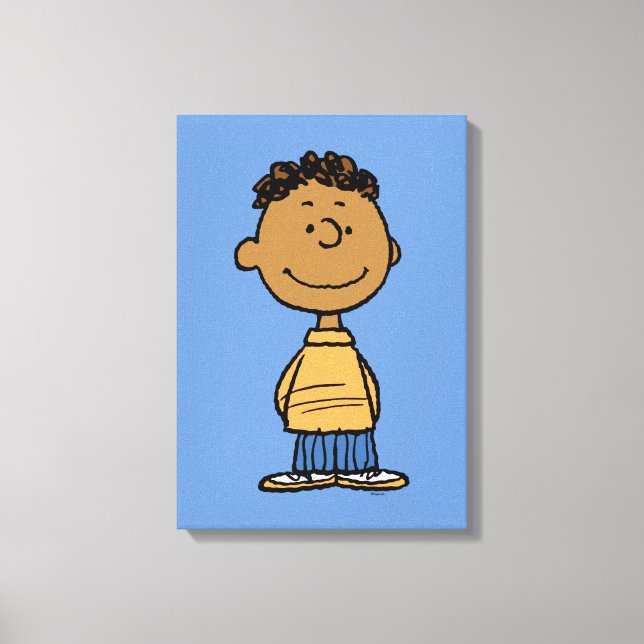 Franklin Smiling Canvas Print (Front)