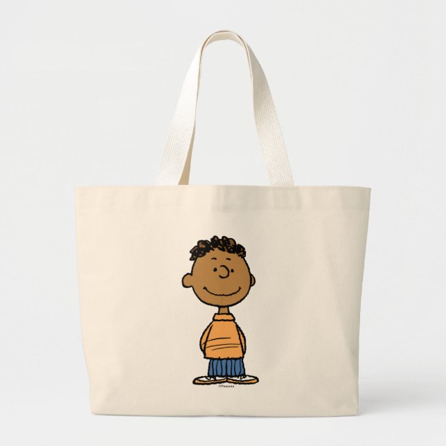Franklin Smiling Large Tote Bag (Front)