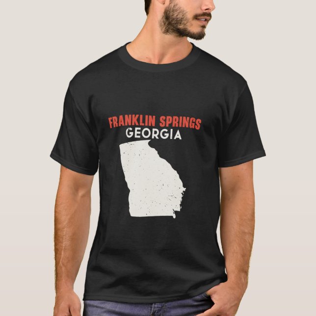 Franklin Springs Georgia USA State America Travel  T-Shirt (Front)