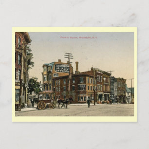 Franklin Square, Middletown, New York Vintage Postcard