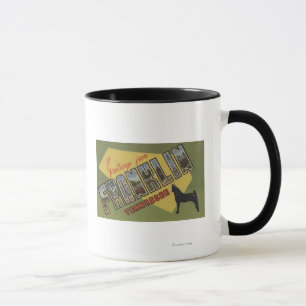 Franklin, Tennessee - Large Letter Scenes Mug