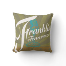 Franklin Tennessee Throw Pillow
