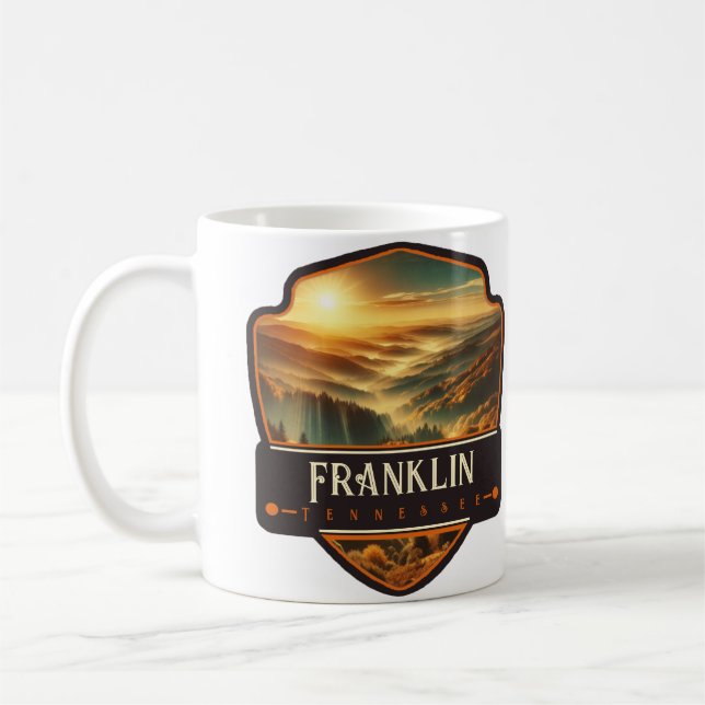 Franklin, Tennessee | Vintage Coffee Mug (Left)