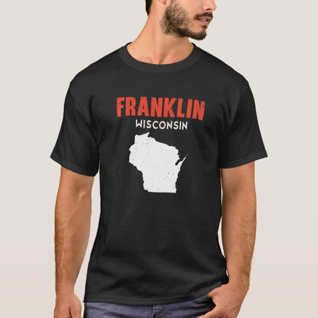 Franklin USA State America Travel Montanan Helena T-Shirt (Front)