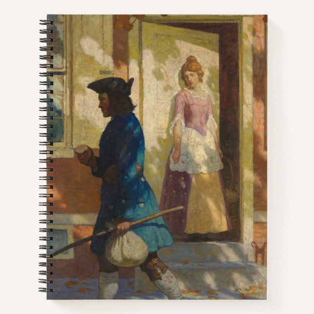 Franklin's Arrival in Philadelphia by N. C. Wyeth Notebook (Front)