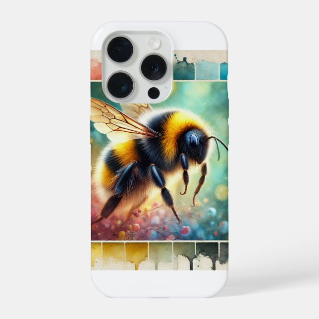 Franklins bumblebee 210724AREF101 - Watercolor iPhone Case (Back)