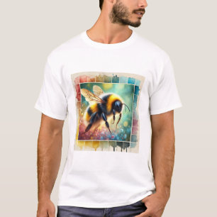 Franklins bumblebee 210724AREF101 - Watercolor T-Shirt