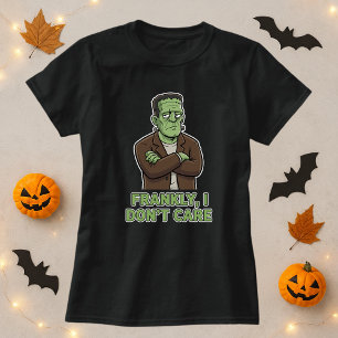 Frankly I Don’t Care Funny Halloween Monster  T-Shirt