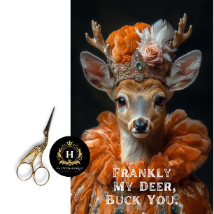 Frankly My Deer, Buck You Sassy Deer Decoupage Tissue Paper