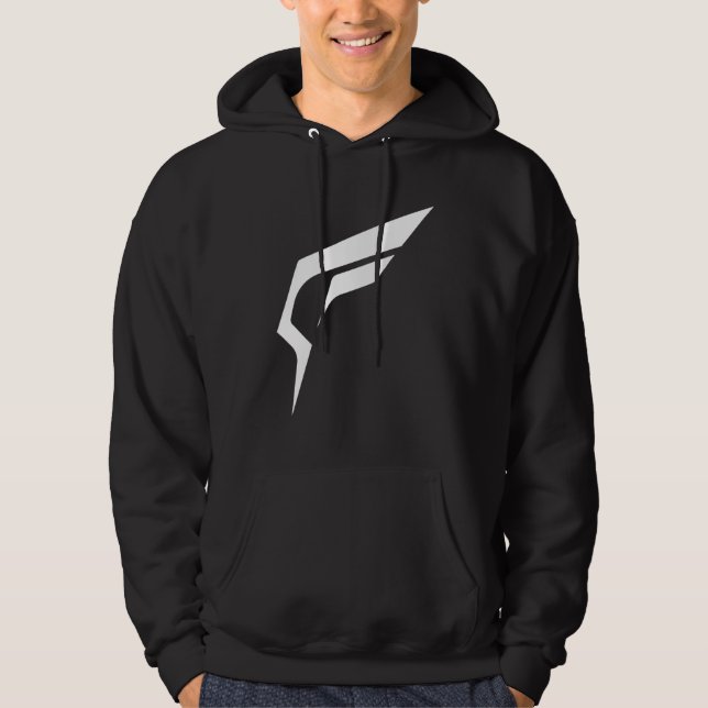 Frankly Shredded Logo (black) Hoodie (Front)