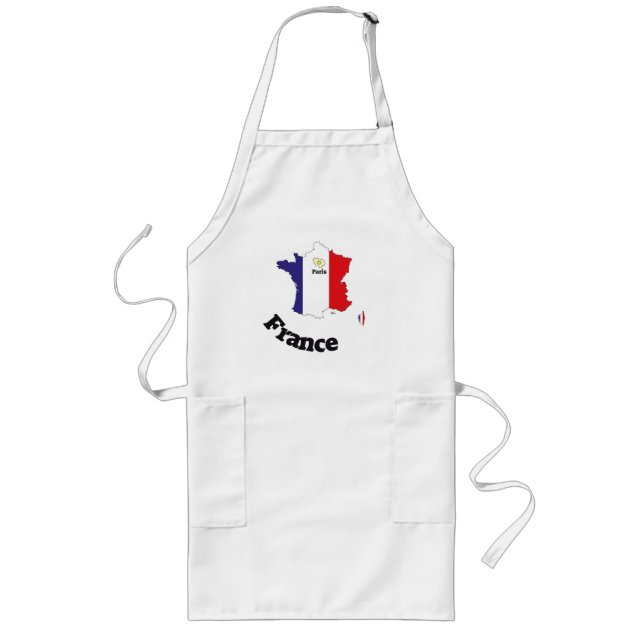 Frankreich France Francia Schürze Long Apron (Front)
