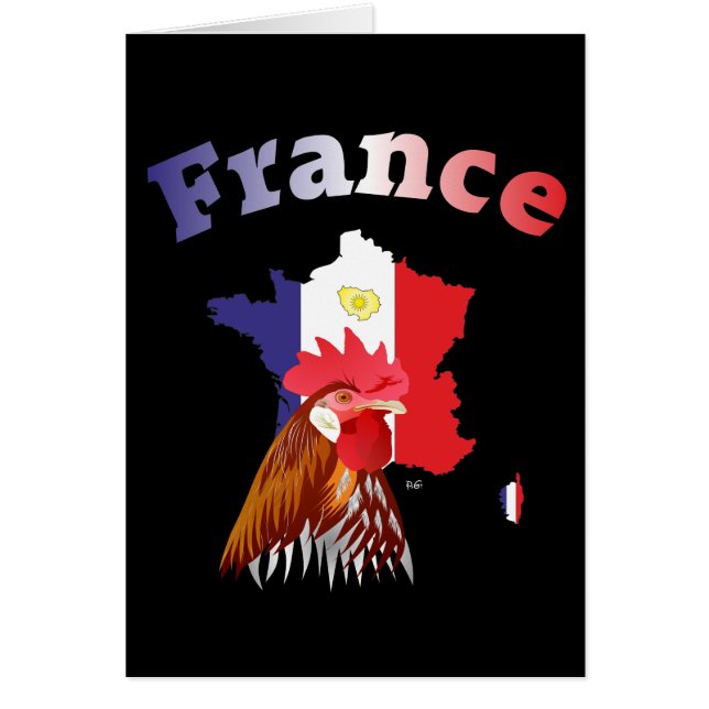 Frankreich - France Grusskarte (Front)