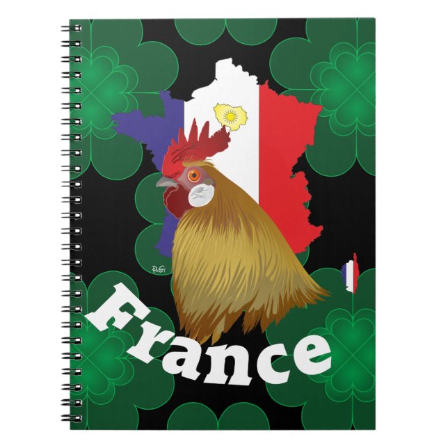 Frankreich - France Notizheft Notebook (Front)