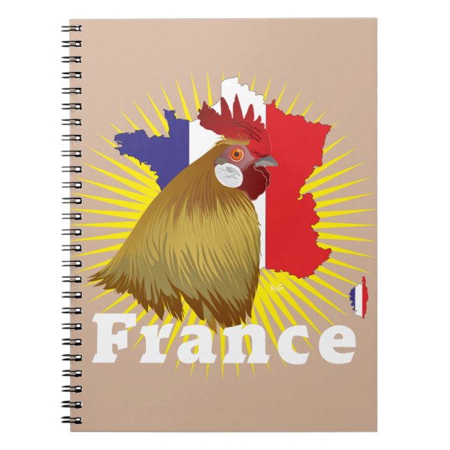 Frankreich - France Notizheft Notebook (Front)