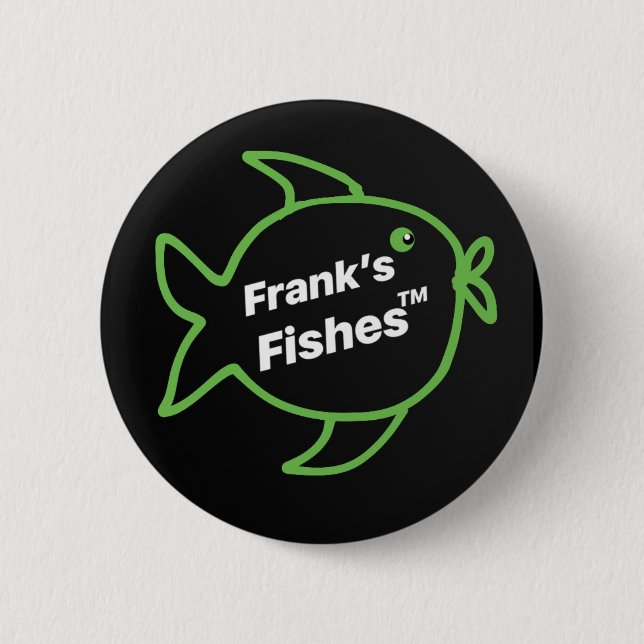 Frank's Fishes 1 6 Cm Round Badge (Front)